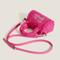 Bolso de hombro rosa