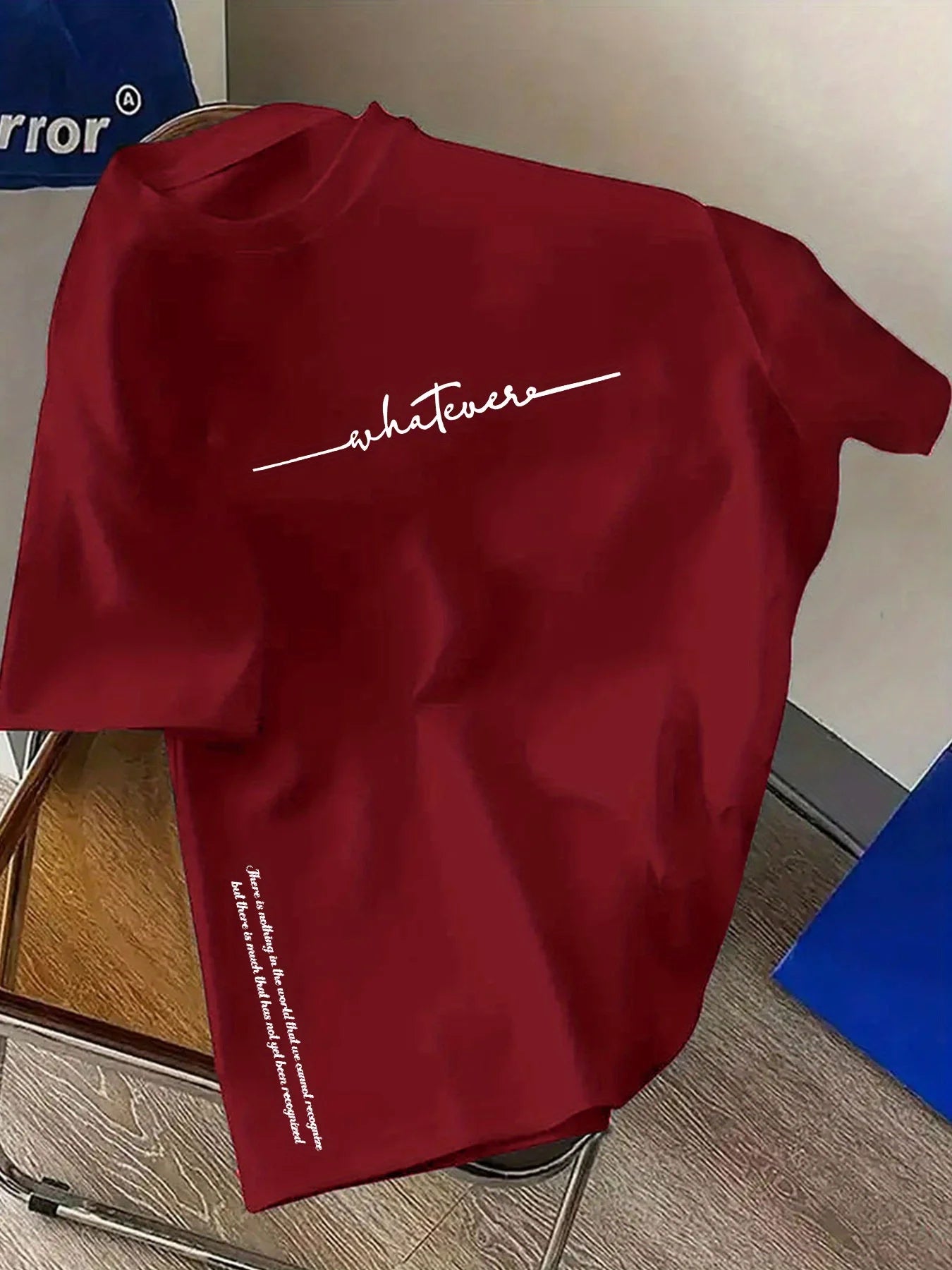Camiseta hombre holgada